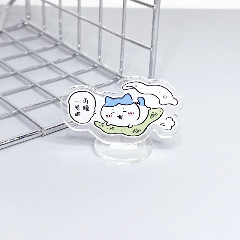 yiji Cartoon Acryl-Ständer Niedlicher ハチワレ Hachiware うさぎ USAGI Kreativer Kleiner Dekorativer Ständer Tischdekoration Geschenk – Detail 8