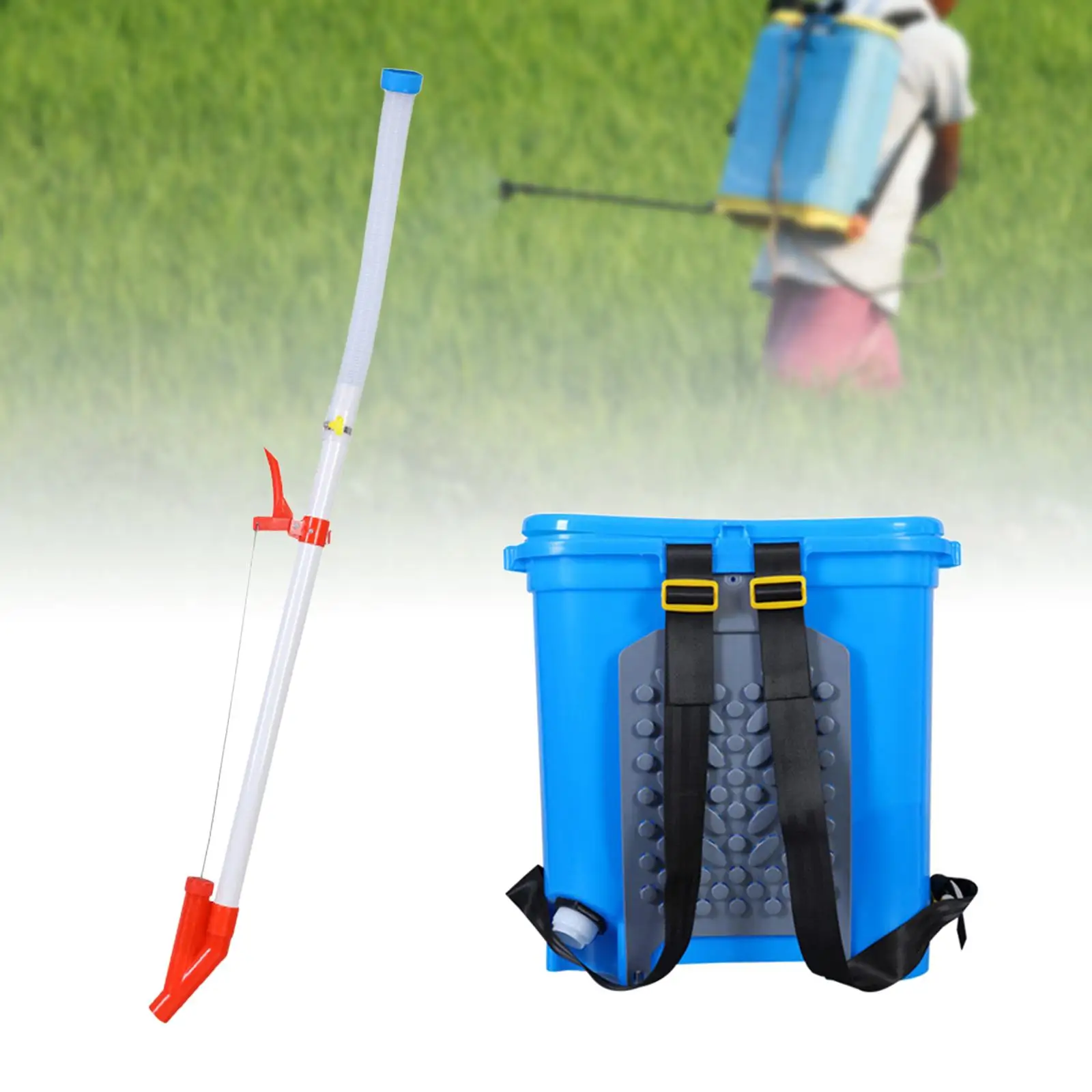 25L Fertilizing Tool Comfortable Handle Manual Fertilizer Spreader Fertilizer Dispenser Fertilizer Sprayer for Farm Fruit Trees