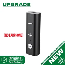 Wireless Bluetooth Audio Receiver with HD Mic for Hands - Free Music and Calls (Black(New))