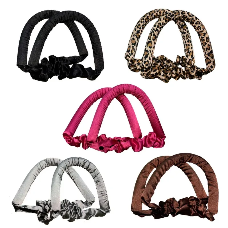 Heatless Curling Rod Headband Hair Curler Lazy Hair Rollers for Long No Heat Curl Overnight Band Magic Wave Curlers Rollers