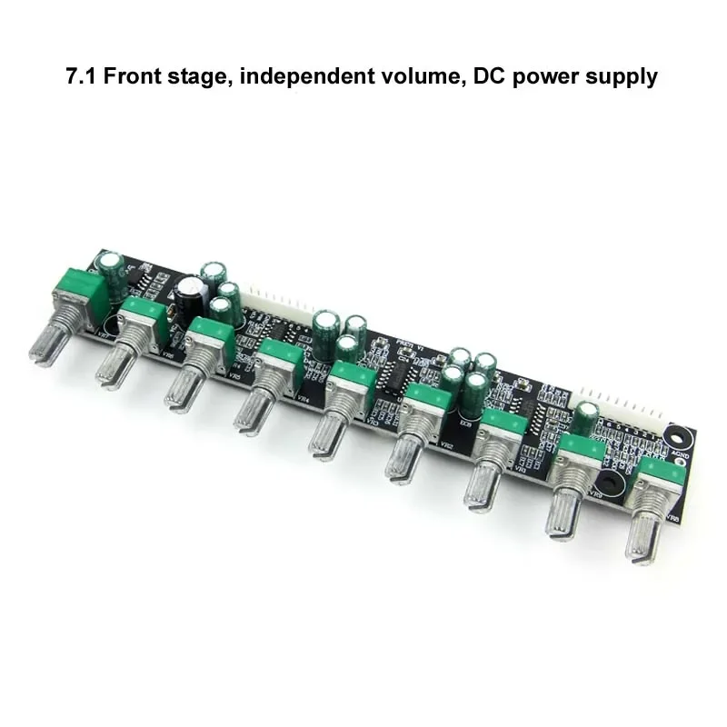 Pré-amplificador Tone Board com Ajuste Volume Independente Bass Freqüência Ajuste Automático Mute dc Power 7.1 - Image 2
