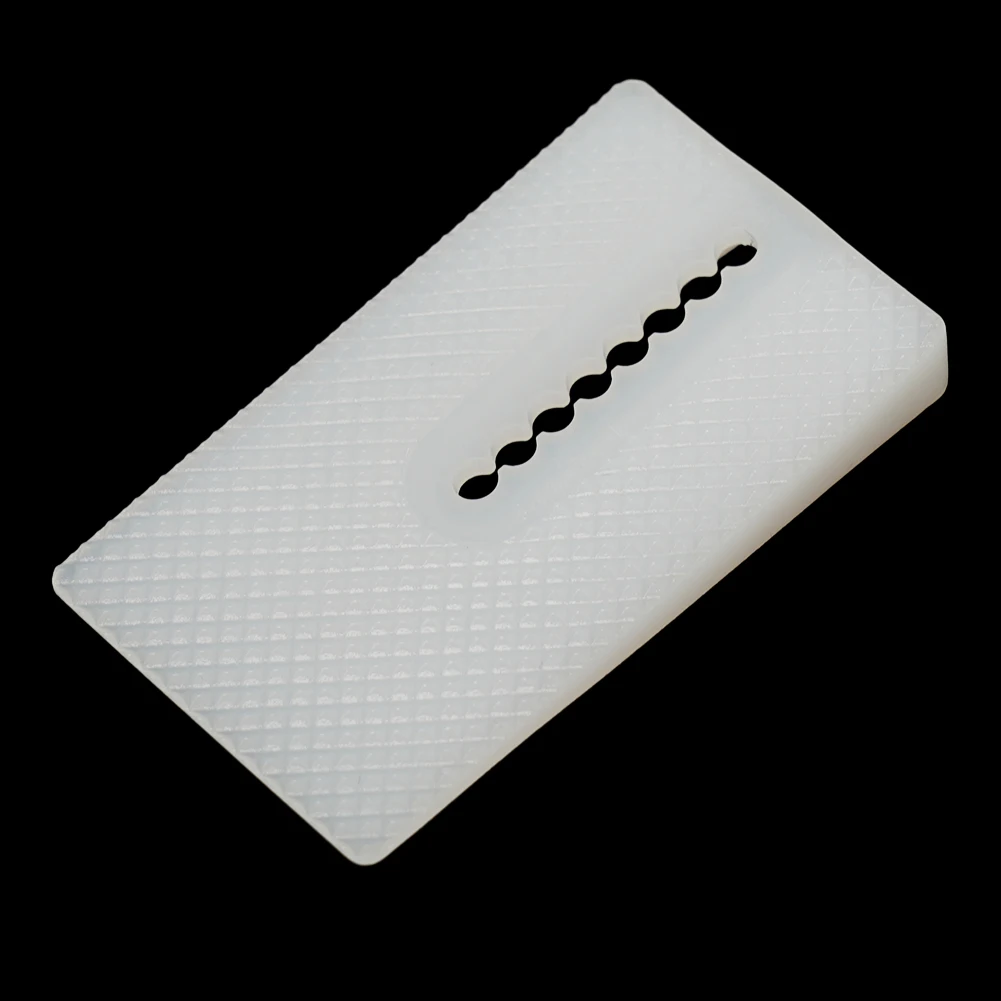Multi-Purpose 8pcs Toilet Shims Leveling Shims Wedge Gasket High-quality 49*29*6.5mm Stackable Transparent White