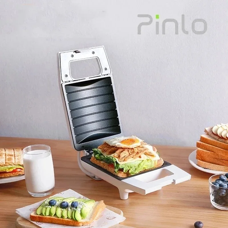 Pinlo Sandwich Machine Mini Breakfast Maker Bread Maker Toaster