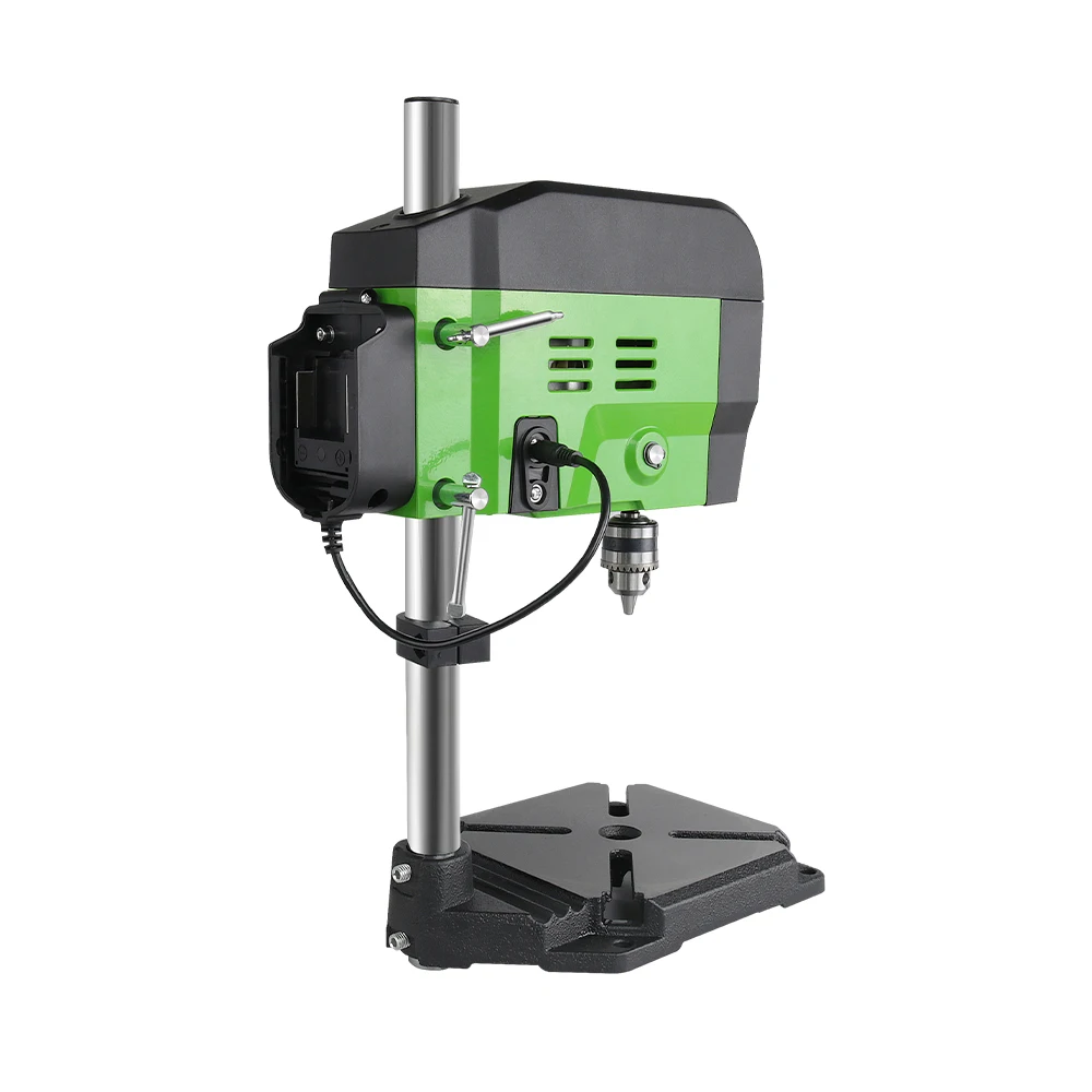 Allsome 4 단 캐스트 다리미 벤치탑 드릴 프레스 드릴링 머신, Makita 18V 배터리 및 AC 220V 어댑터와 호환 가능