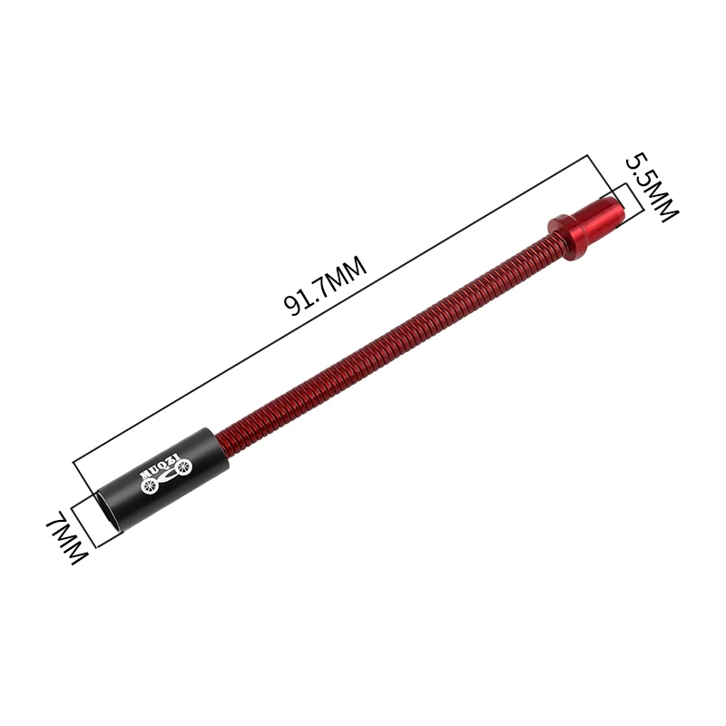 Bicycle Brake Cable Bicycle V Brake Parts MUQZI 2PCS Spring V Brake Noodle Stainless Steel Mountain Road Folding Bike Brake Bend Tube Cable Guide