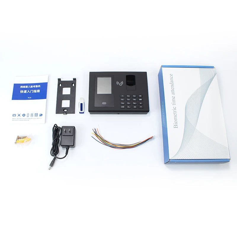High Speed USB/U Disk TCP/IP Face recognition /ID card Fingerprint Time Attendance machine for Business FA50H