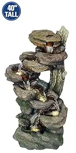 win1008,outdoor fountain,indoor fountain,outdoor decor,yard decor,alpine