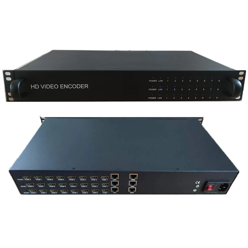 

Для телевизионной системы 24 канала HDMI к IP HD кодировщик CATV IPTV UDP RTP H264 HD кодировщик