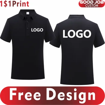 Polo in cotone 100% Logo personalizzato Polo in tinta unita di alta qualità Stampa Design Azienda Abbigliamento Ricamo Marchio di personalità