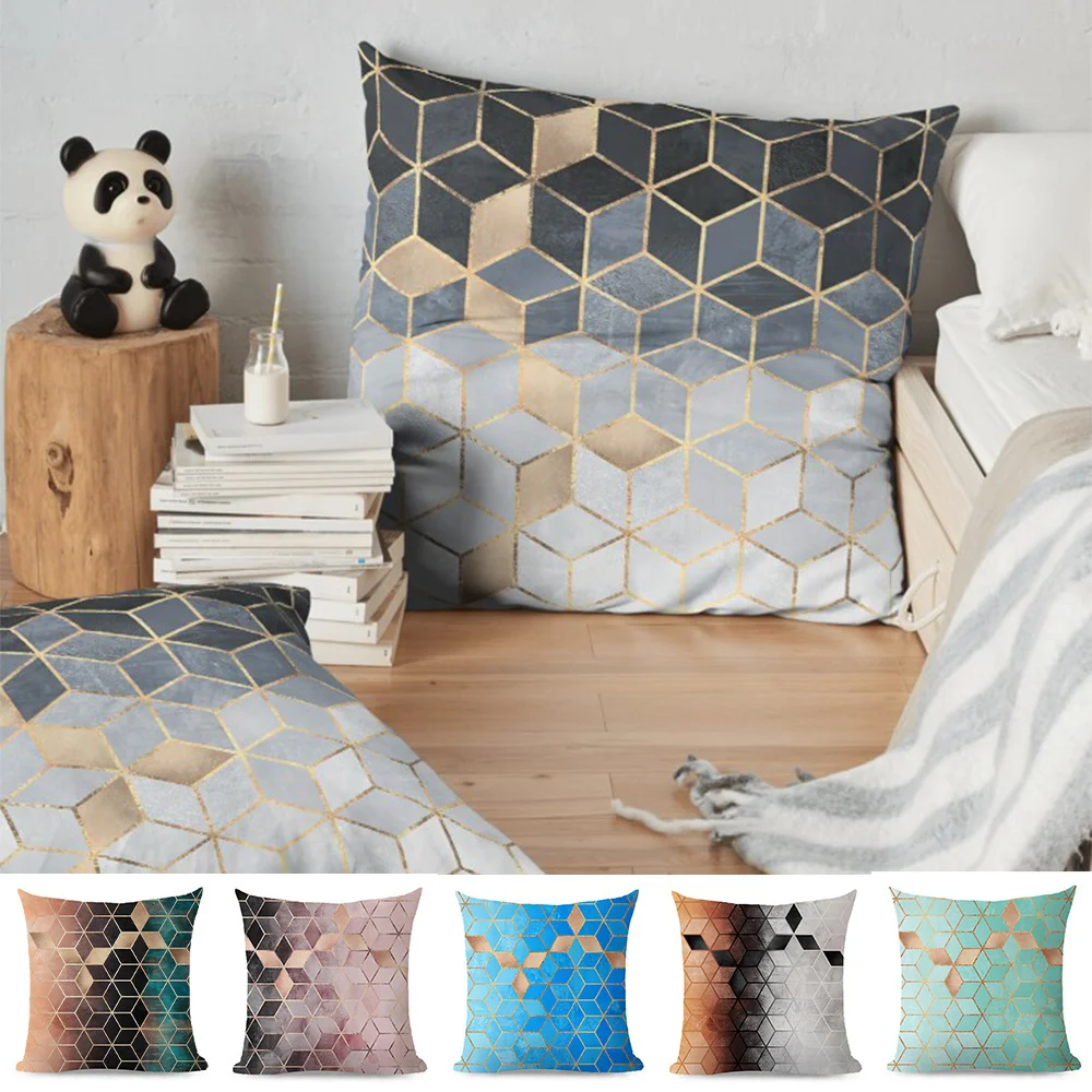 

Velvet Nordic Cushion Cover Geometric Pillow Cover for Living Room 30x50cm Decorative Pillows Sofa Pillow Case for Home Decor