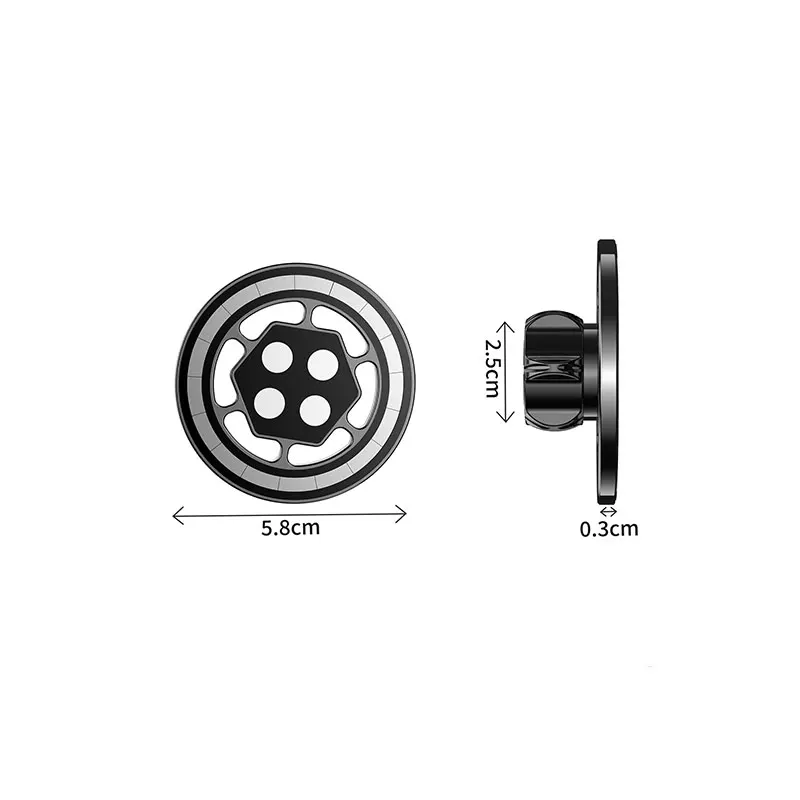 Universal Magnetic Base for Car Phone Holder - Enhanced Stability and Convenience