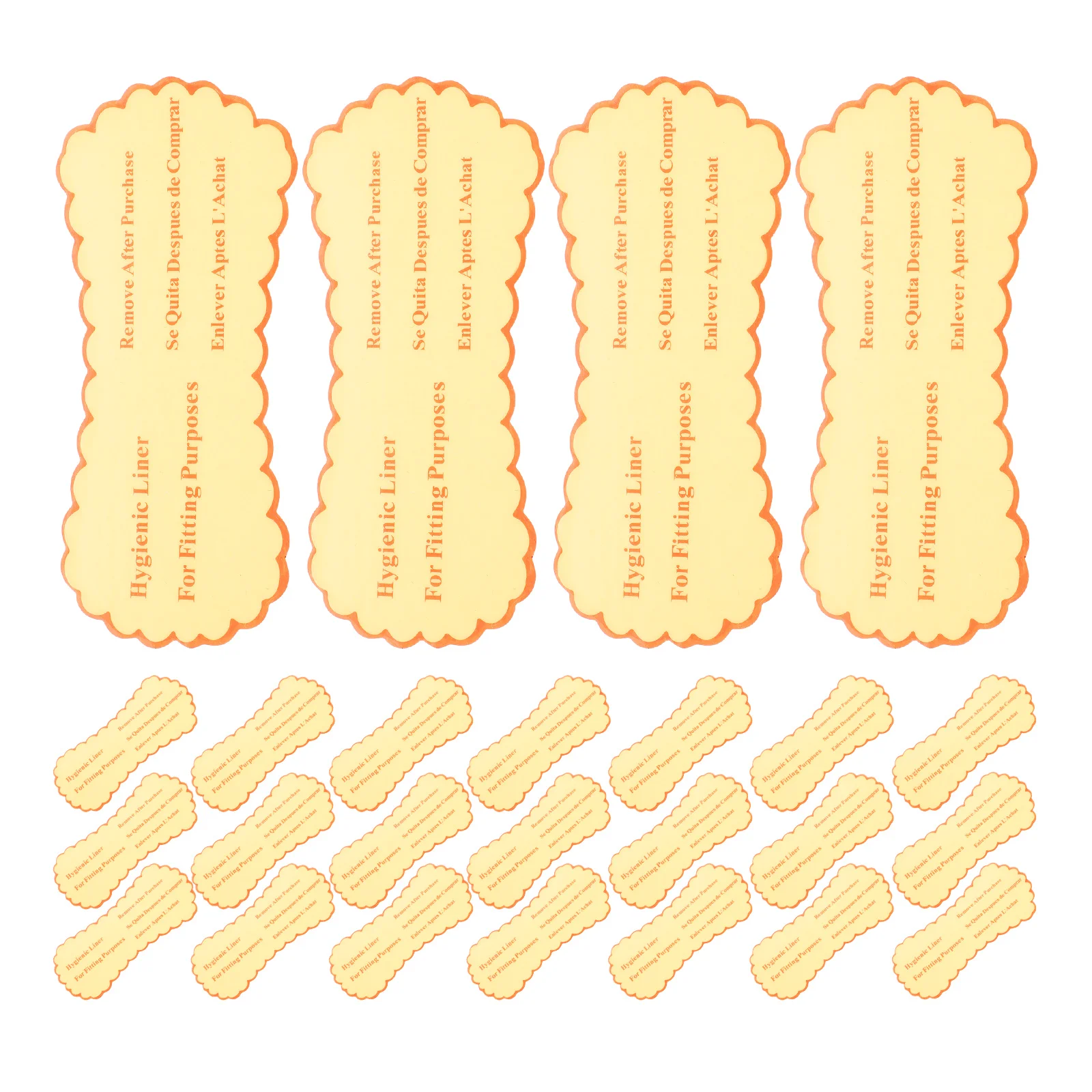 Рисунок 2 - защитные этикетки для нижнего 