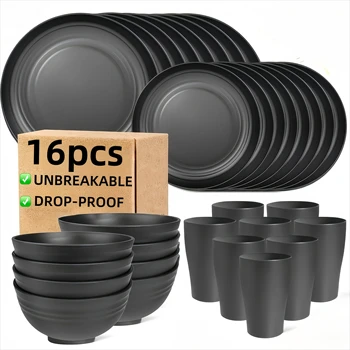 16-Piece Unbreakable Dinnerware Set 1