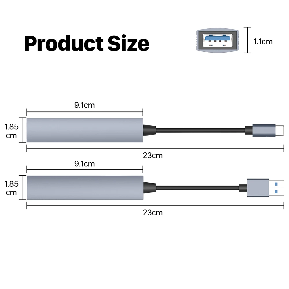 USB C To SD TF Card Reader HUB 5 in 1 USB 2 Ports 2.0 Type C Data Transmission Adapter Splitter For Phone Accessories