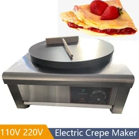 Commercial Electric Heating 40cm Diameter Pancake Maker Crepe Making Machine Pancake Baking Machine Frying Machine 1
