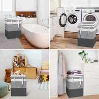 2-Pack Laundry Hamper With Extended Handles For Clothes Toys In The Dorm And Family 2