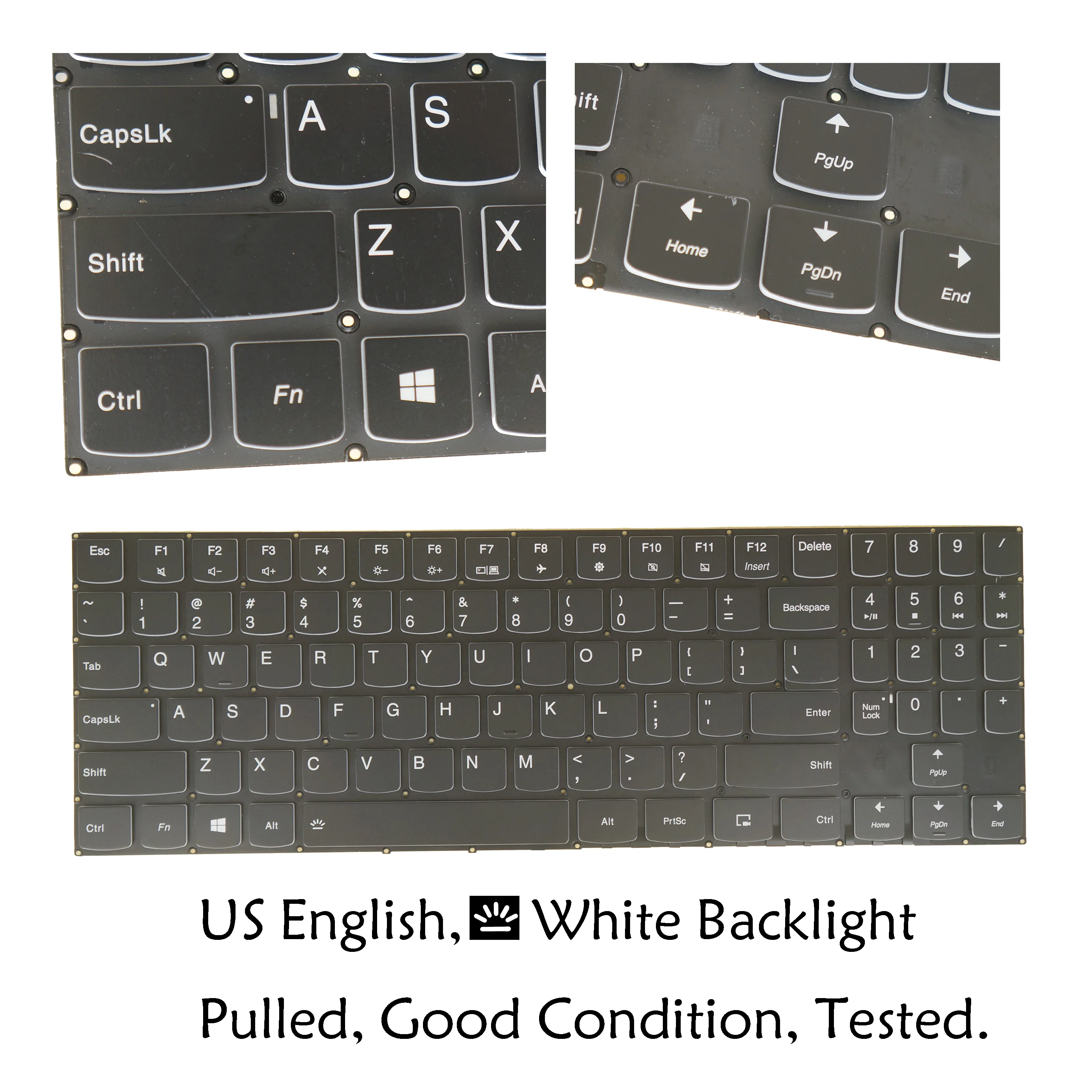 Lenovo Legion Y7000-2019 Y7000p Y7000p-1060 Keyboard US Red Backlight For Sale Online