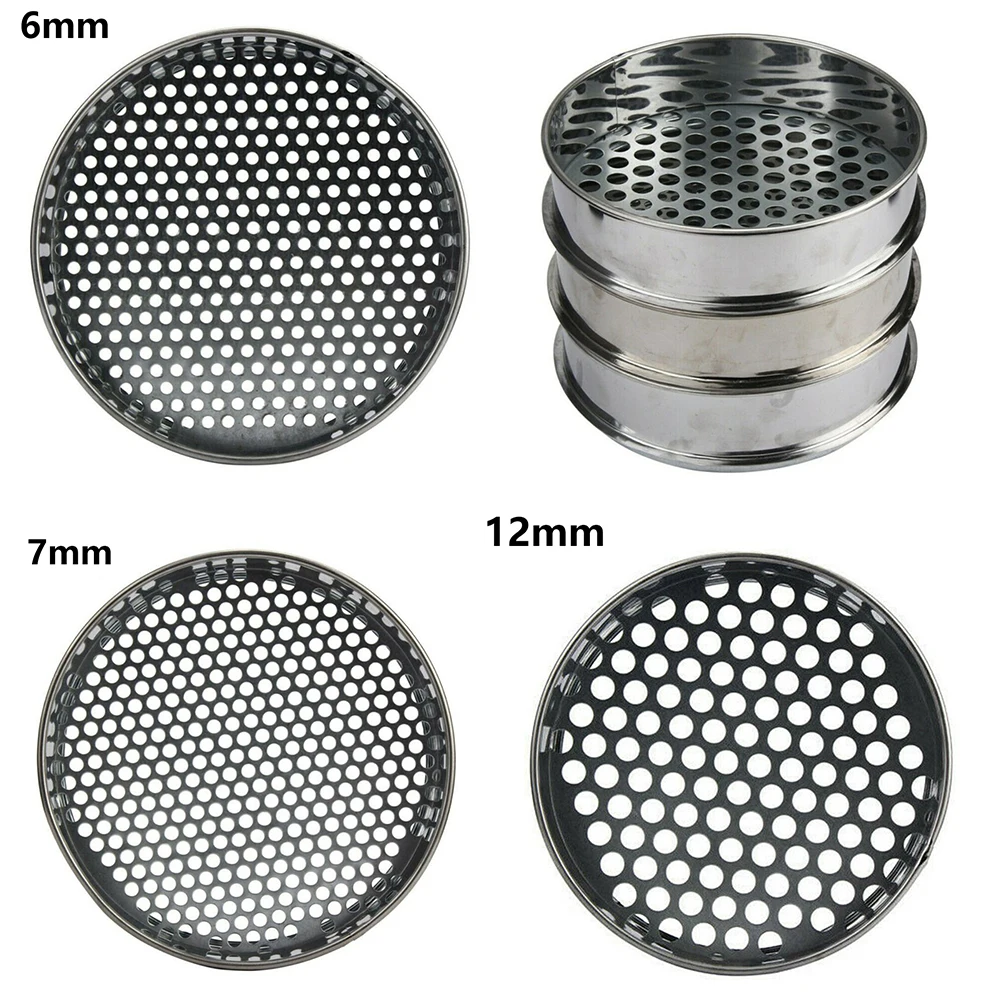 AAAA6/7/12mm GardeningMetalHome Garden Plants Riddle Soil Sieve Mesh Separating For Separating Coarse Materials Such As Stones