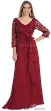 

free shipping 2016 PLUS SIZE MOTHER of the BRIDE GROOM DRESS FORMAL EVENING LONG SLEEVE TRENDY GOWN lace Dresses for wedding