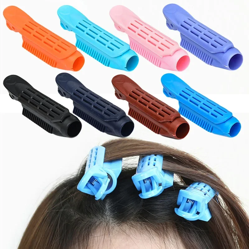 

4Pcs Natural Fluffy Hair Clip Women Magic Hair Care Rollers Hair Root Curler Wave Clip Barber Accessories заколки для волос