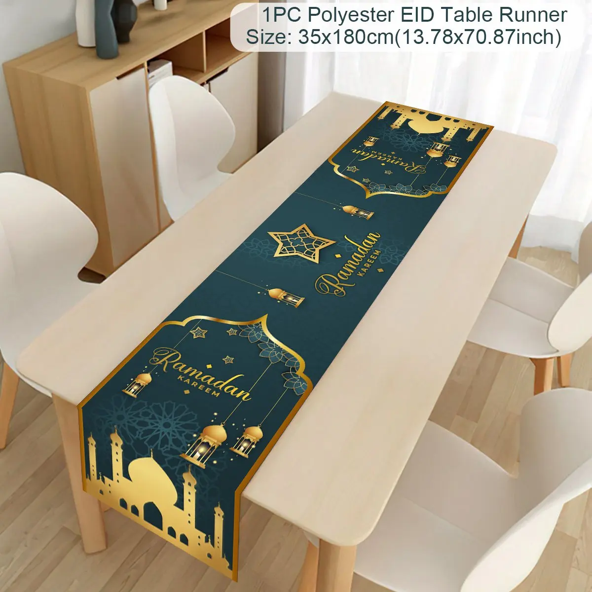 Ramadan Calendario con catena luminosa a LED, decorazione Ramadan