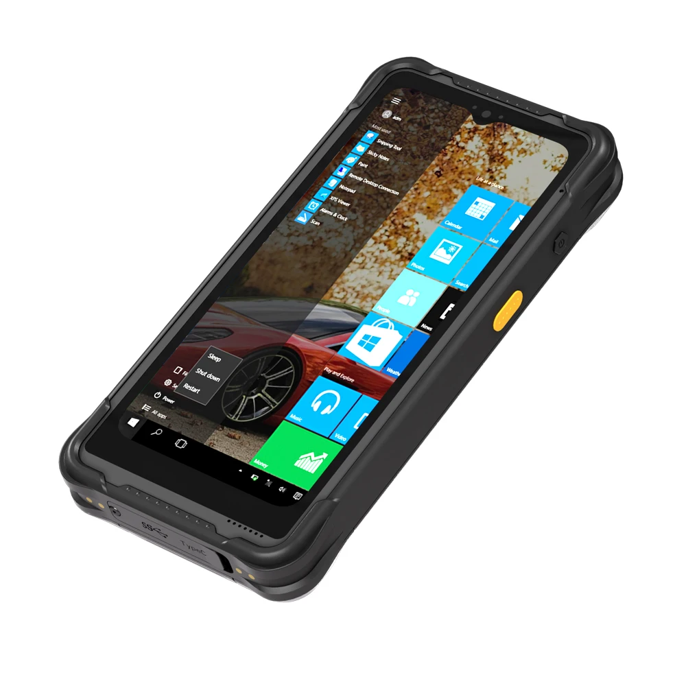 휴대용 PDA 터미널 4G Lte 와이파이 블루투스 8G RAM 128GB 바코드 스캐너, 인텔 N5100 견고한 태블릿 PC, 윈도우 10, 6.5 인치, 신제품