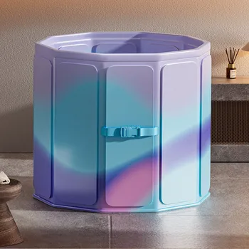 성인용 접이식 목욕 양동이, 휴대용 가정 욕조, 아기 수영, 무료 설치 상품 이미지