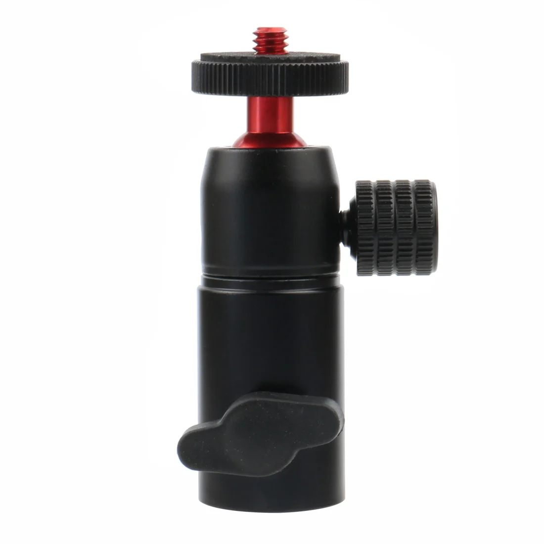 Cjsm-CJ12 Flash Adapter 16mm to 1/4 Thread Mount Ball Head  Mini 360 Degrees Swivel Stand Photography Accessories