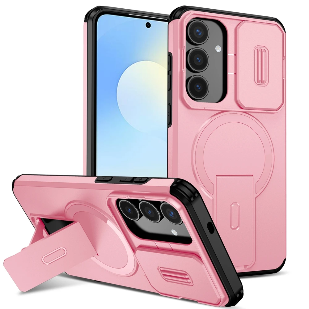 Magnetic Stand Holder Armor Case with Magsafe Wireless Charging Compatibility