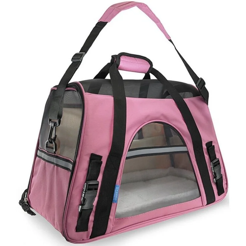 Softsided Carriers Portable Pet Bag Pink Dog Carrier Bags Blue Cat