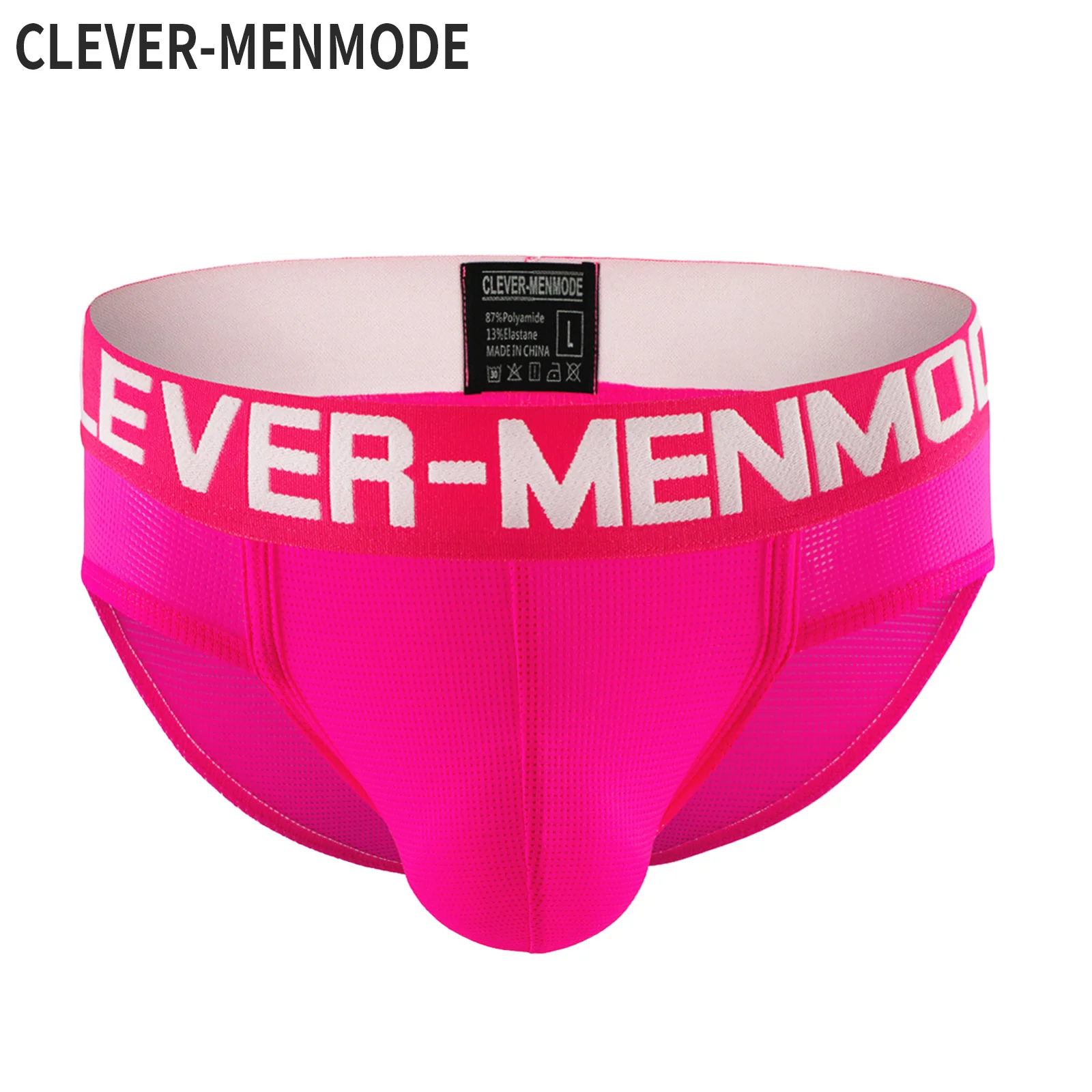 

CLEVER-MENMODE Mesh Underwear Men Briefs Sexy Lingerie Ultra Thin Bulge Penis Pouch Panties Underpants Man Cueca Slips Hombre