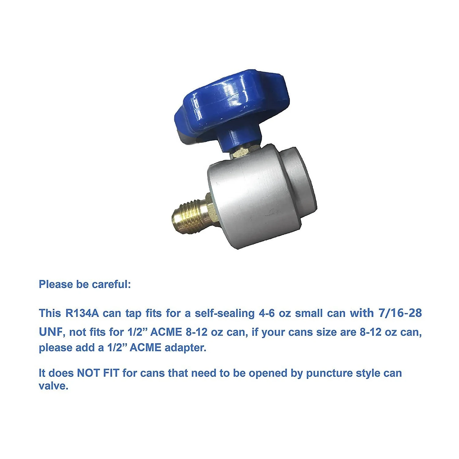  Ŵ R134A AC ø, 7 / 16-28 UNF  , 1/4 ġ SAE x 1/2 ġ  