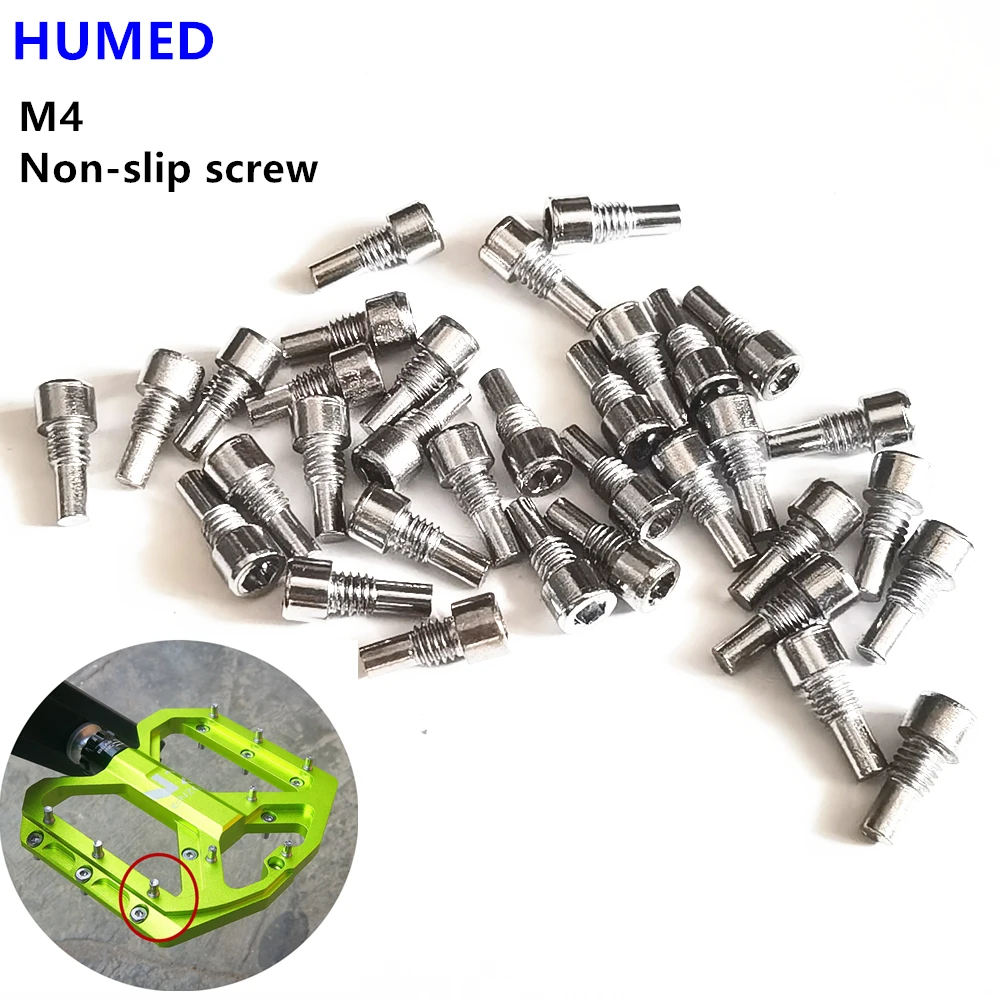 

36pcs/lot Mountain Bike Pedal Bolts Bicycle Fixed Stud Anti-Slip M4 Stud Pin Screws for SHANMASHI ENZO
