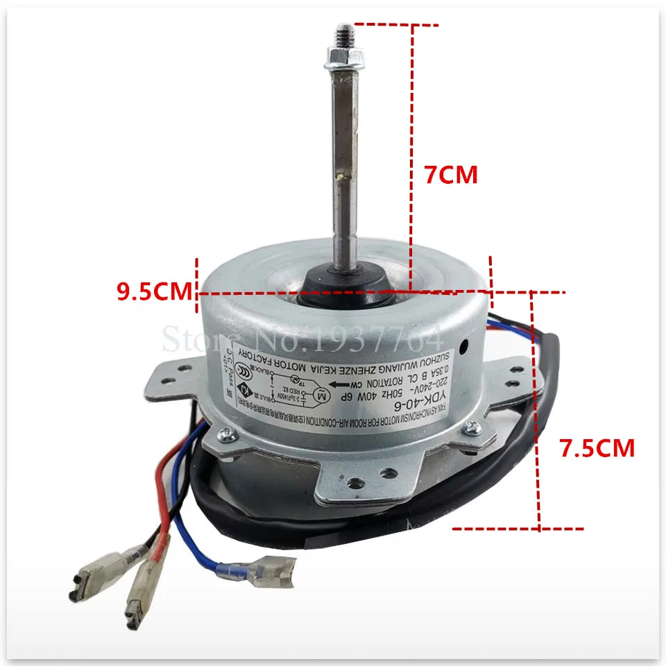 new for air conditioner motor YDK-40-6 YDK40-6 YDK-25-6 YDK-40-6=YDK-25-6 40W motor part good working