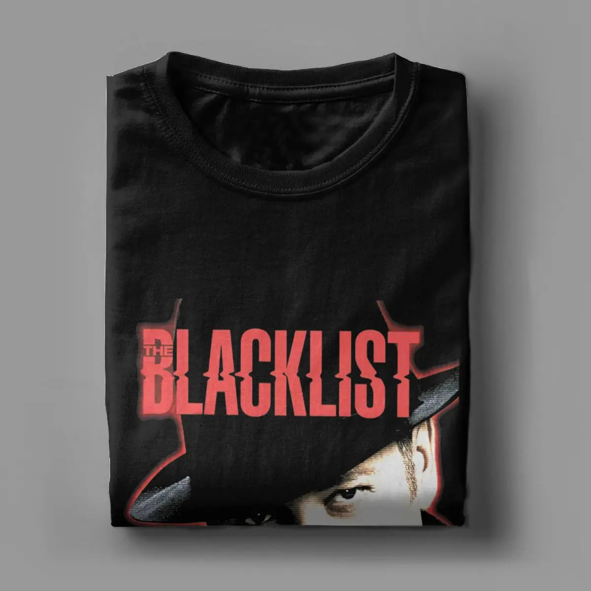 ブラックリストのコピー,赤い画像,純綿,半袖,夏のTシャツ