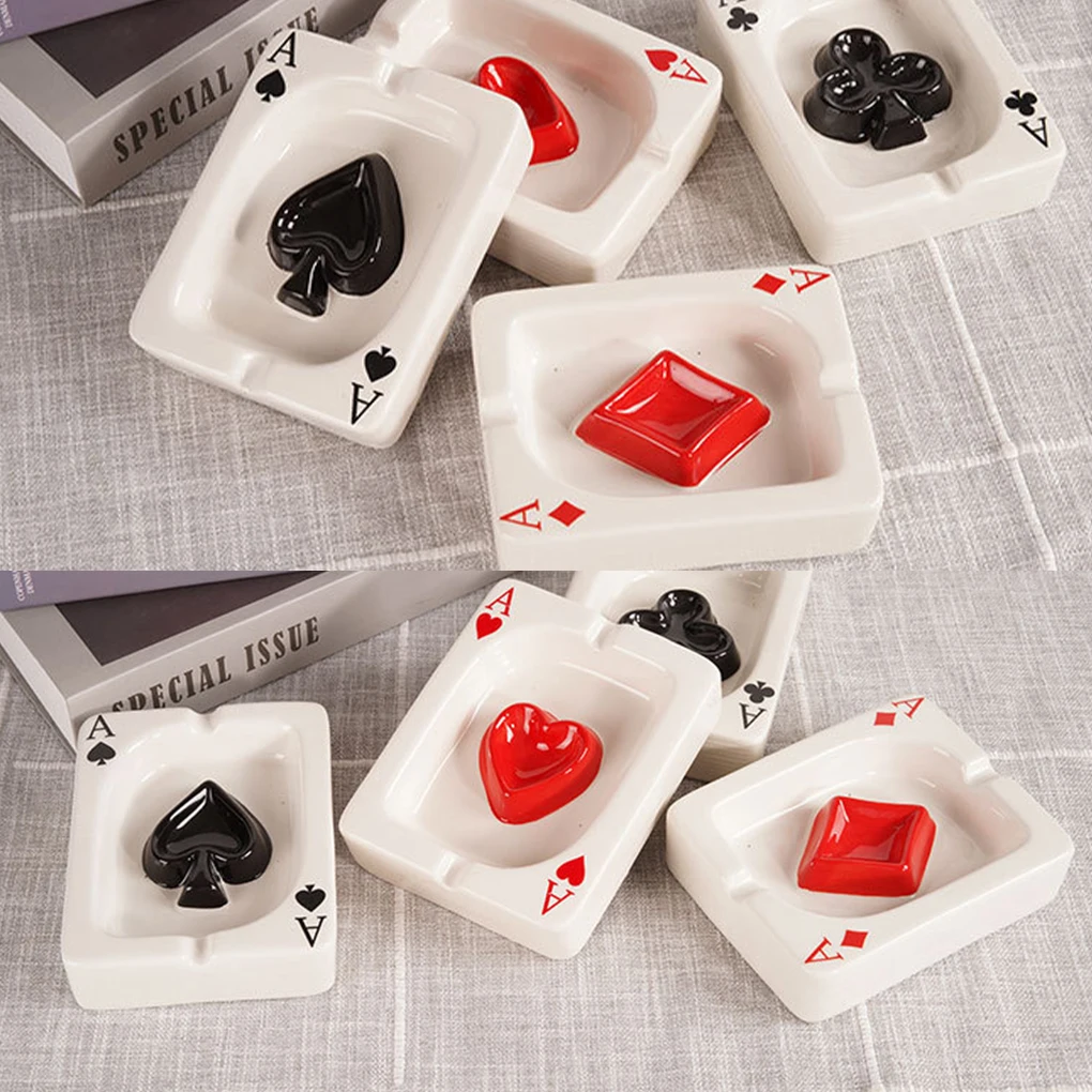 

Stylish Ceramic Ashtray Tray For Smoking Accessories Portable And Classic Decoration Ceramics