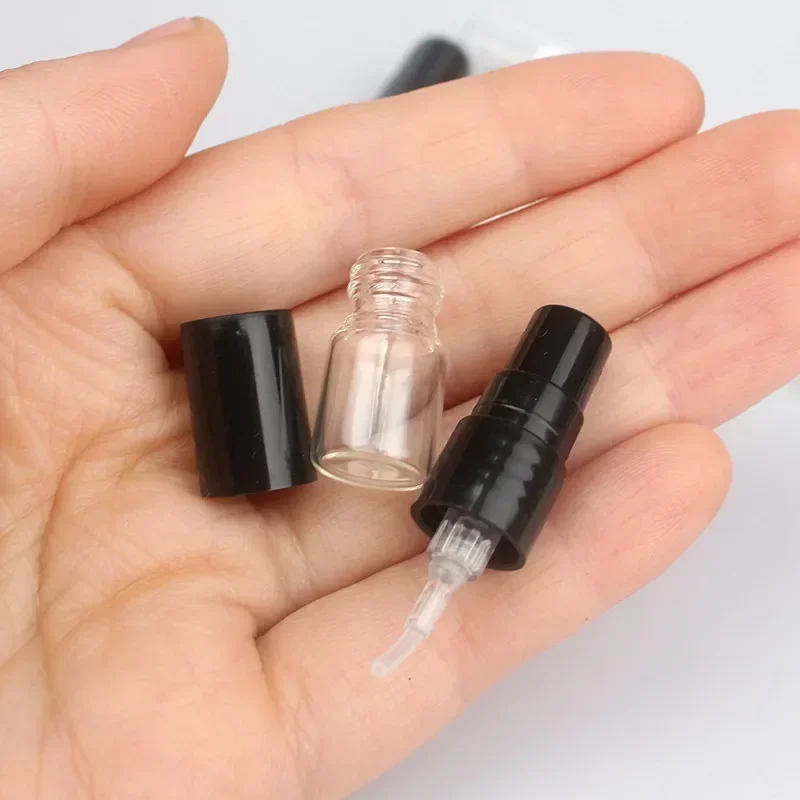Portable 1ML Glass Perfume Spray Travel Bottles