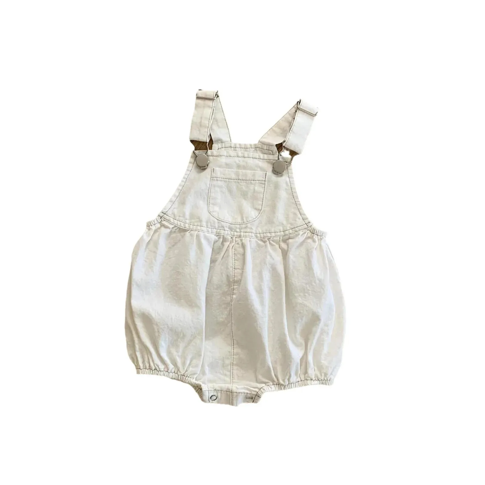 Korean Style Baby Romper Summer Thin Sleeveless Bib Overalls Baby Girl Clothes Cotton Crawler Suit Comfortable Soft Material