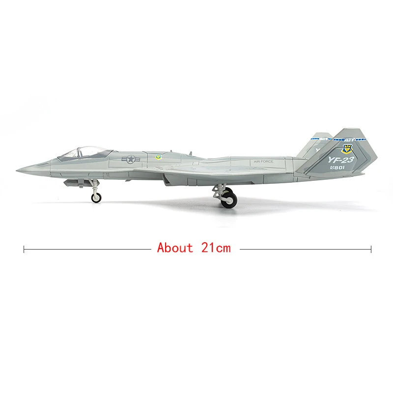 1:72 현대식 창의적인 군사용 YF-23 스텔스 블랙 위도우 전투기 무기 장난감 항공기 모델 조립 블록 장난감