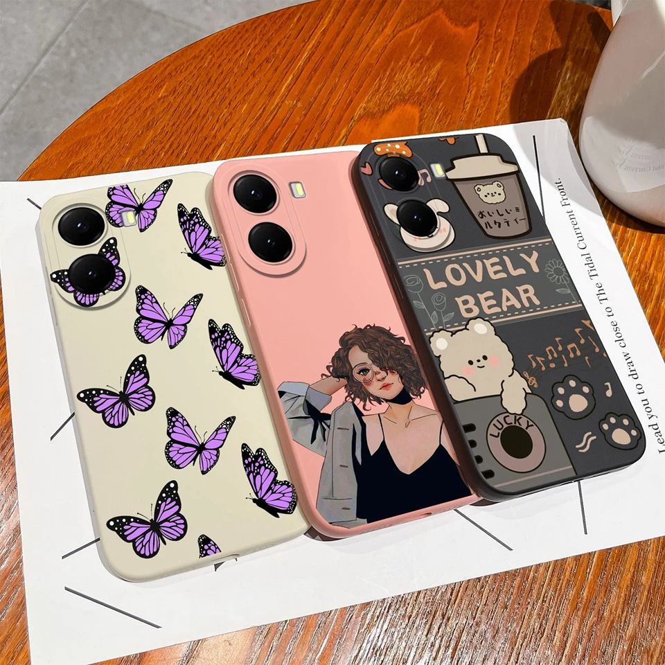 Personalized Girl Dinosaur Liquid Shockproof Non-slip Bumper Case