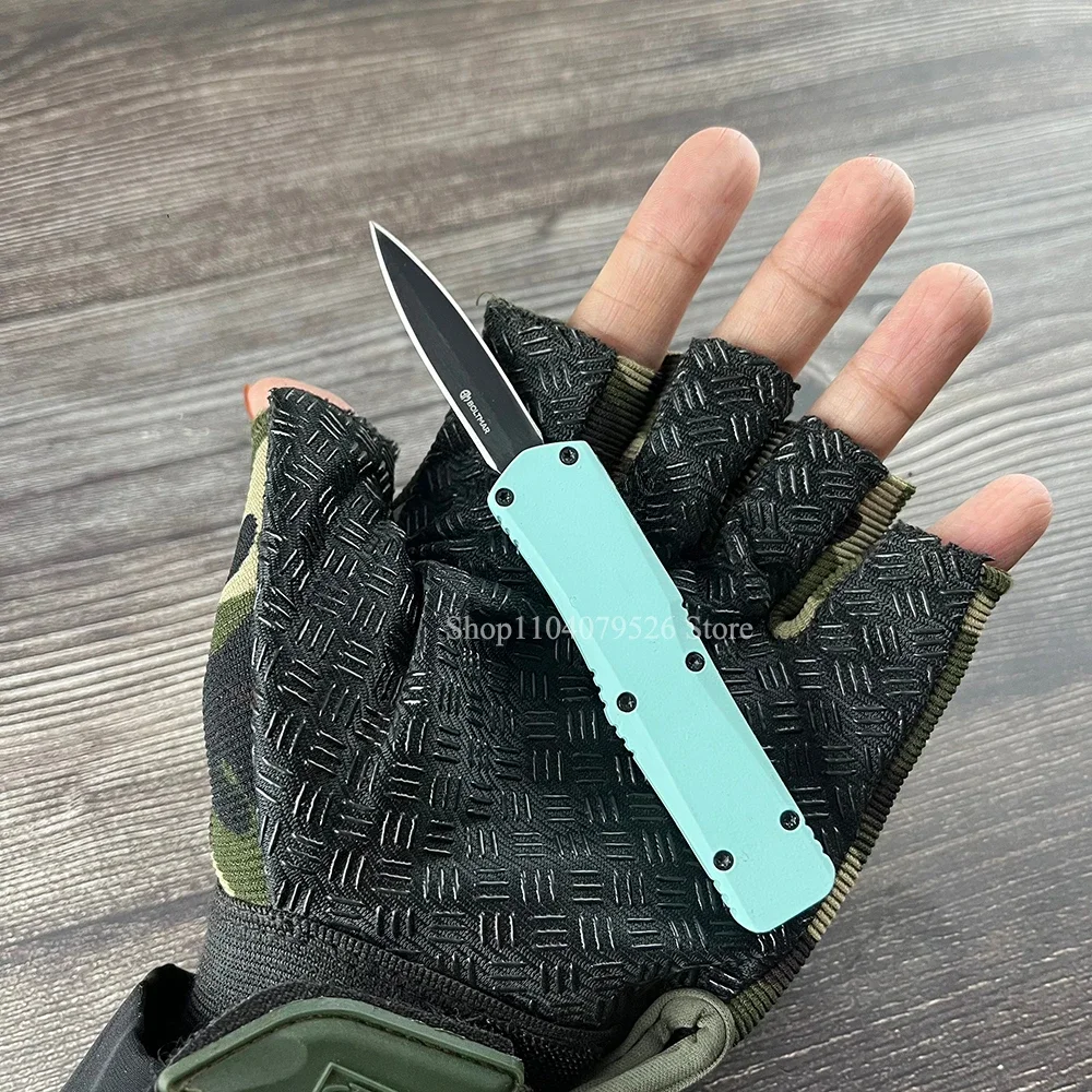 Mini A07 440C Blade Utility Pocket Knife, Portable Survival Hunting Knife,  Zinc Alloy Handle, Outdoor Emergency Rescue Tools 5
