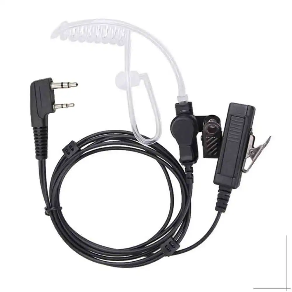 Air Tube Earpiece Headset for Baofeng UV-13 UV-17 UV-13Pro B5 B6 Uv-6r F8+ Wln Kd-c1  Quansheng UV-K5 KENWOOD Radio