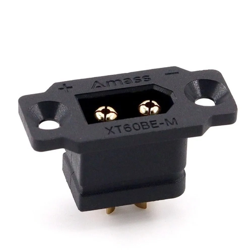 Amass XT60BE-M-F Connector Black Yellow East to Install XT60BE Male Plug with Cover Portable XT60H-F Plug for RC FPV Motor ESC
