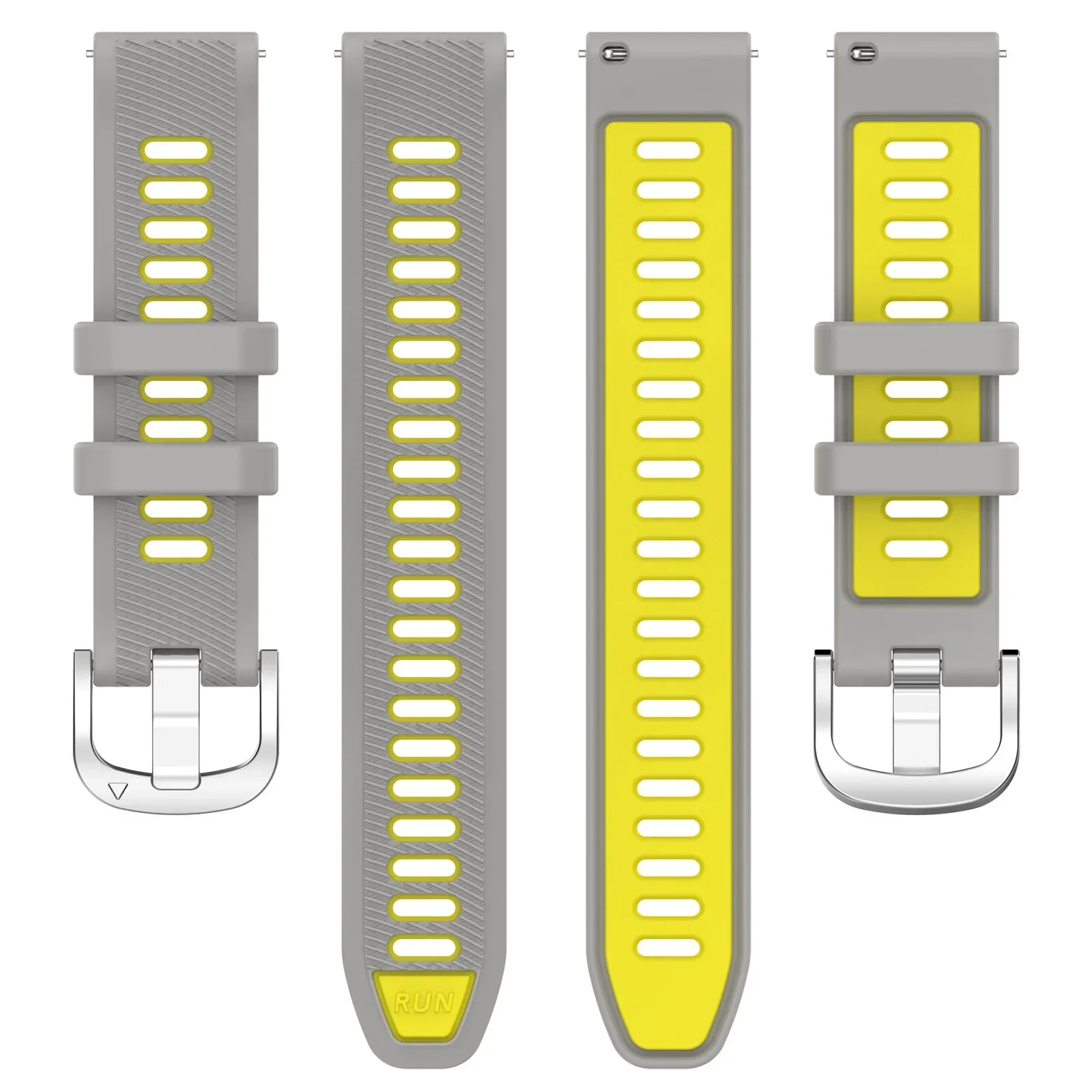 Versatile 18mm Silicone Watch Band in Vibrant Colors