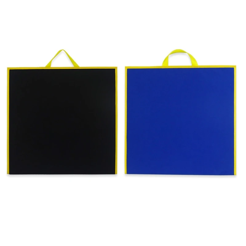 

Y1UB Green/Black Felt Letter Board Polyester Freestanding Message Felt Board