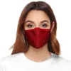 1pc Women Sexy Rhinestone Masks Washable Dust-proof Fashion Cloth Mask With Diamonds Trendy Rhinestone Cotton Mask Mondkapjes 2
