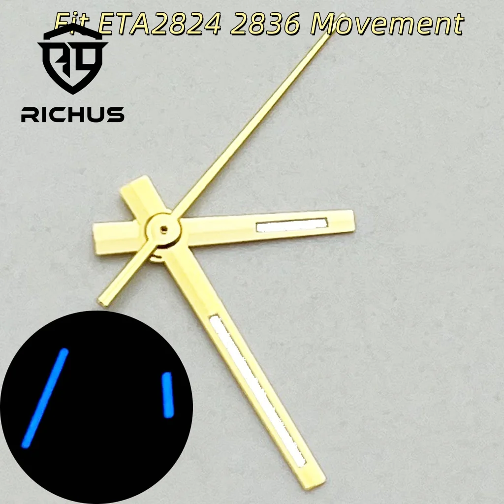 RICHUS Luminous Silver/Gold/Rose Gold Watch Hands
