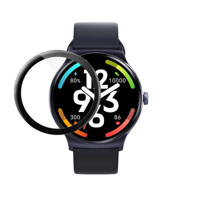 Pellicola Protettiva Trasparente Con Bordo Morbido Curvo 3D Smartwatch Full Cover Guard Per Haylou Solar Lite Screen Protector Accessori Intelligenti