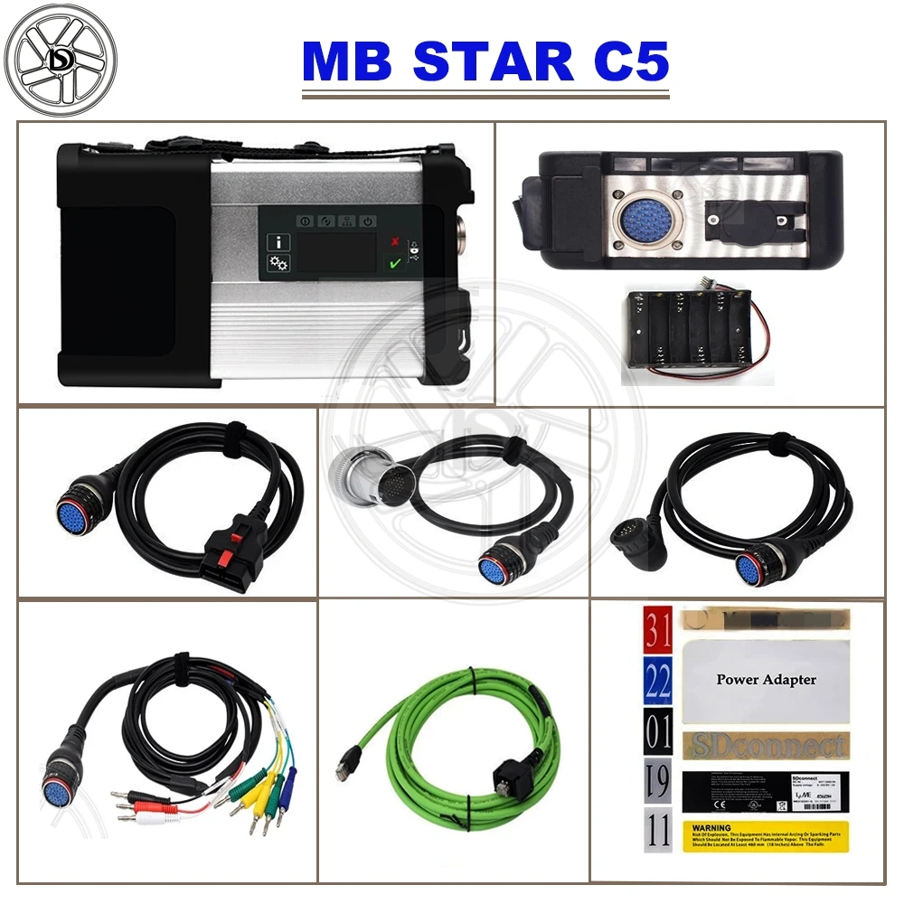 車の診断ツールmb-star-c5obd2コネクタsd-c5および2023-03ソフトウェアwifiサポート