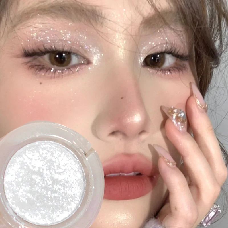 

Монохромная палитра теней для век, бриллиантовая фотоблестящая подсветка, Косметика для макияжа глаз